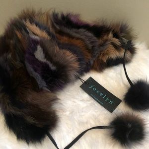 Jocelyn Multicolor Fur Hat